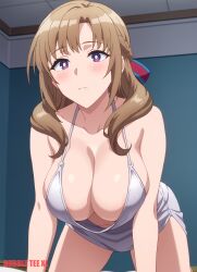 1female 1girls ai_generated big_breasts breasts bubbleteexl commentary_request do_you_love_your_mom_and_her_two-hit_multi-target_attacks? female female_only light_skin milf oosuki_mamako solo solo_female tsuujou_kougeki_ga_zentai_kougeki_de_ni-kai_kougeki_no_okaasan_wa_suki_desu_ka?