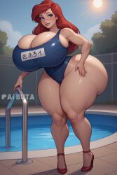 1girls ai_generated aibuta alternate_body_type alternate_breast_size ariel ariel_(the_little_mermaid) athletic athletic_female big_ass big_breasts big_butt blue_eyes breasts breasts_bigger_than_head child_bearing_hips curvaceous curves curvy curvy_body curvy_female curvy_figure curvy_hips disney female female_only gigantic_ass gigantic_breasts hi_res high_resolution highres hips hips_wider_than_shoulders hourglass_figure huge_breasts hyper hyper_breasts long_hair massive_breasts massive_thighs red_hair shiny_skin skull_crushing_thighs solo solo_female solo_focus stable_diffusion the_little_mermaid thick_ass thick_thighs thighs voluptuous voluptuous_female wide_hips