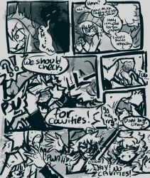 comic comic_page coughing j1zzt4zzt1k k4t4ztik mouth mouth_fetish open_mouth pulling_mouth saliva self_upload shin_tsukimi sloppy sou_hiyori spit teeth tongue your_turn_to_die yttd
