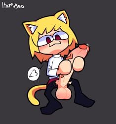 1futa 2024 3rd_party_edit :3 animal_ears balls black_legwear blonde_hair bright_colors cartoony cat_ears cat_tail cel_shading chibi clothed clothing cursed doodle ear_fluff erection futa_only futanari gray_background heart huge_cock humanoid humanoid_penis hyper_penis intersex itamigao kemonomimi light-skinned_futanari light_skin masturbation melty_blood mostly_clothed neco-arc nekomimi no_background non-human penis penis_bigger_than_body precum precum_drip precum_on_penis red_eyes self_upload short_hair signature simple_background sitting skirt skirt_lift solo solo_futa sweater text text_bubble toony torn_legwear tsukihime turtleneck turtleneck_sweater type-moon veiny_penis white_shirt white_sweater yellow_hair