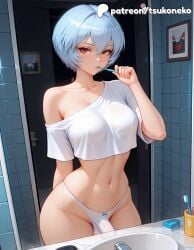 ayanami rei from neon genesis evangelion by tsukoneko