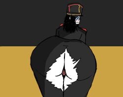 austrian black_suit emo flag girl huge_ass ibispaint light_skin nude phone_drawing regiment soldier