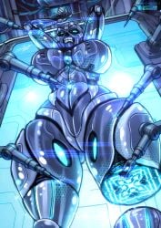 assembly big_breasts blue_eyes bluewolfartista commision cyborg cyborg_girl huge_breasts massive_breasts monster_girl robot robot_girl science_fiction t-x terminator terminator_3:_rise_of_the_machines terminatrix wide_hips