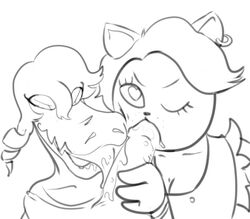 bratty (undertale) from undertale by unknown artist