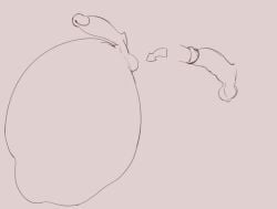 anthro balls cock_vore genitals humanoid male not_furry penile penis sillynyx solo vore