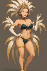 ai_generated bikini carnival carnival_(holiday) carnival_outfit dancer fire_emblem fire_emblem:_three_houses manuela_casagranda