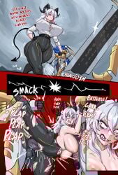 breasts cielobivolta defeated ripped_clothing ugly wuthering_waves zani_(wuthering_waves)