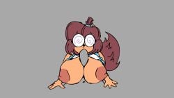 animated anthro bent_over big_ass big_breasts big_butt big_penis big_thighs blowjob brown_hair chiki's_chase furry glasses huge_breasts huge_cock large_ass large_breasts large_butt large_penis momo_(chiki's_chase) penis_between_breasts school_uniform squirrel sucking sucking_penis thick thick_ass thick_legs thick_penis thick_thighs