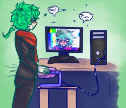 computer computer_monitor computer_mouse full_color glitch j1zzt4zzt1k k4t4ztik pc sex sex_toy shin_ai shin_tsukimi sou_hiyori wire your_turn_to_die yttd