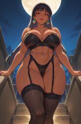 chel chel_(the_road_to_el_dorado) dark_skin lingerie looking_at_viewer sexy_eyes