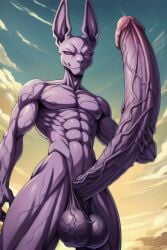 abs ai_generated anthro balls beerus big_balls big_penis blue_penis cat_humanoid cock cocky69 dragon_ball_super erect_penis erection excessive_size god_of_destruction hard_cock hyper_penis long_penis male_only muscles muscular muscular_anthro muscular_male pecs pectorals penis purple_skin space testicles veins veiny veiny_arms veiny_legs veiny_penis veiny_testicles