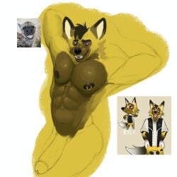 absurd_res anthro artist_name hi_res male male/male solo text unknown_artist youshizin