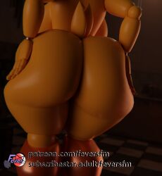 1girls 3d 3d_(artwork) animatronic_female ass ass_focus big_ass big_butt bubble_butt dat_ass fat_ass female female_focus female_only feversfm five_nights_at_freddy's fnaf grabbing_own_ass hands_on_own_ass tagme thick_ass thick_thighs toy_chica_(fnaf) toy_chica_(love_taste)