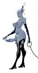 chains dark_elf dominatrix drow elf futanari leather mommy