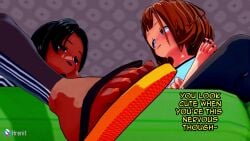 caught caught_in_the_act dark_skin flip_flops foot_focus fumiko(hrenit) hrenit implied_sex latina latina_female latina_milf masturbating_other masturbation ms._haruno_(hrenit) rimming romina(hrenit) sakiko_(hrenit) sportswear squatting squirting tagme teasing video yoga_pants yuri