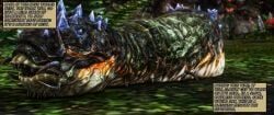 crymoorerka_(artist) digestion female_prey feral feral_pred final_fantasy_xiv oral_vore unwilling_prey vore