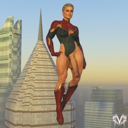 1futa 3d balls big_balls big_breasts blonde_hair boots breasts brie_larson captain_marvel carol_danvers floating flying futa_only futanari gloves hand_on_hip hovering huge_cock long_penis marvel marvel_cinematic_universe muscular muscular_futanari muscular_legs nipple_outline nipples penis penis_out sagging_balls short_hair solo solo_futa valentine_mafia3d veiny_penis