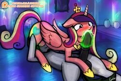 2015 alicorn crotchboobs equine fan_character friendship_is_magic furry furry_only horn horse logic_loop lumineko mammal my_little_pony non-anthro pony princess_cadance_(mlp) wings