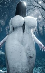 bhigbhee big_breasts huge_breasts the_ring voluptuous voluptuous_female yamamura_sadako