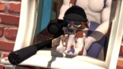 1boy 1girls 3d 3d_animation alternate_camera_angle ambiguous_penetration animated anthro anthro_on_anthro areolae ass balls beanie bent_over big_ass big_breasts bottom_heavy bouncing_breasts breasts brother brother_and_sister building calico_cat casual fat_ass feline feline_humanoid female firearm fortnite fucked_from_behind furry furry_only gun gun_holster gunshot hat holding_gun holding_weapon huge_ass hypercasual incest indoors jiggle jiggling_ass jiggling_breasts large_ass larger_male leviantan581re male meow_skulls meow_skulls_(fortnite) meowscles meowscles_(fortnite) multitasking muscular muscular_male nipples nude nude_female nude_male partially_clothed penis rifle sex sister sniper_rifle sniper_scope sound straight straight_sex suppressor tagme tail thick_ass thick_thighs video weapon wide_hips window