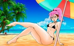 aboimages03 amity_blight beach bikini breasts feet female solo tagme the_owl_house the_owl_house_(finale) thighs