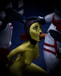 3d airress3d_(3d-modeller) barriss_offee blowjob clone_trooper clone_wars pollonix13 sith star_wars