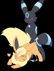 cum_in_pussy draco_(artist) eeveelution female/male flareon penis_in_pussy pokemon pokemon_(species) sex straight umbreon