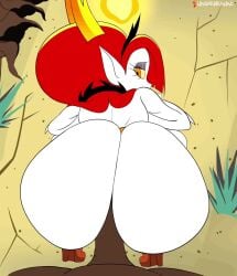 1boy 1girls anal anal_sex animated ass bent_over dark-skinned_male dark_skin disney disney_xd female hekapoo horns looking_back male male_pov nude nude_male outdoors penis pov red_hair shorter_than_10_seconds sound sound_edit star_vs_the_forces_of_evil twerking underground_(artist) video white_skin