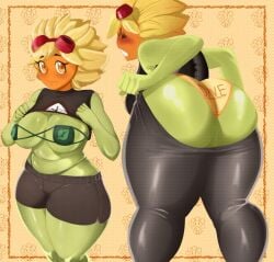 1girls anthro anthrofied ass breasts breasts female flora_fauna plant plant_girl plant_humanoid plantie plants_vs._zombies plants_vs_zombies popcap_games pussy solar_flare_(pvz) sunflower_(pvz) yonstar_studios