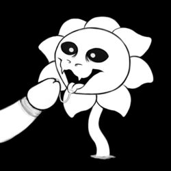 ambiguous_gender blowjob cum fellatio flowey_the_flower insaneproxy_(artist) male oral penis undertale undertale_(series) video_games