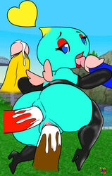 anal anthro chao_(sonic) cum dark-skinned_male echidna female fur gangbang group group_sex knuckles_the_echidna male mammal monotreme penis sega sex sonic_(series) sonic_the_hedgehog straight tagme tails team_sonic thecon virtigogun wide_hips