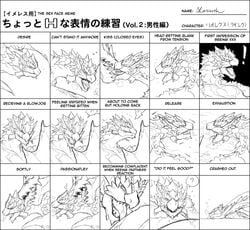 ! ? alasurth capcom dragon japanese_text lagiacrus leviathan male monster_hunter open_mouth rathalos reptile saliva scalie text tongue video_games wyvern