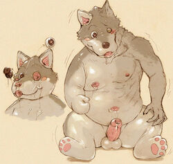 1boy canine male male_only mammal original original_character sansh solo wolf