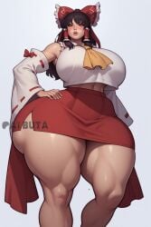 1girls ai_generated aibuta alternate_body_type alternate_breast_size alternate_costume athletic athletic_female big_ass big_breasts big_butt bimbo_lips breasts breasts_bigger_than_head child_bearing_hips curvaceous curves curvy curvy_body curvy_female curvy_figure curvy_hips female female_only gigantic_ass gigantic_breasts hi_res high_resolution highres hips hips_wider_than_shoulders hourglass_figure huge_breasts hyper hyper_breasts massive_breasts massive_thighs reimu_hakurei shiny_skin skull_crushing_thighs solo solo_female solo_focus stable_diffusion thick_ass thick_thighs thighs touhou voluptuous voluptuous_female wide_hips