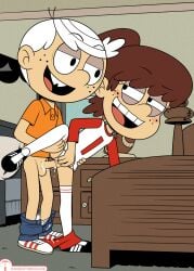 doggy_style doggystyle incest incognitymous lincoln_loud lynn_loud pants_aside tagme the_loud_house underage