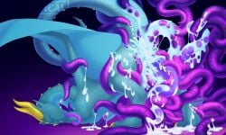 anal_penetration anal_sex blue_body bodily_fluids crotch_tentacles cum cum_drip cum_in_pussy cum_inside cum_on_body cum_on_ground cum_on_leg cuntboy cuntboy_sans_balls digitigrade dripping feral genital_fluids genitals gradient_background herm hermaphrodite horn intersex iridescent_scales jellyntical long_penis long_tongue looking_pleasured maleherm membrane_(anatomy) membranous_wings multi_genitalia nystemy_(character) penetration penis penis_emerging_from_pussy prehensile_penis purple_penis purple_tongue pussy quadruped raised_tail simple_background solo spikes spikes_(anatomy) striped_genitalia striped_penis striped_tongue stripes tail tentacle tentacle_around_leg tentacle_around_penis tentacle_in_ass tentacle_in_pussy tentacle_penetration tongue tongue_out vaginal_penetration vaginal_sex wings yellow_horn yellow_spikes