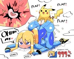 1boy 1girls 1pokemon big_ass big_breasts big_butt blonde_hair blue_eyes blush bodysuit breasts cum cum_drip cum_in_pussy cum_inside cum_splatter doggy_style doggy_style dominant_male drool drooling ejaculating_cum ejaculation electricity female female_penetrated femsub generation_1_pokemon happy heart heels high_heels impregnation male male/female metroid mouse open_mouth orgasm percentage pikachu plap plap_(sound) pokemon pokemon_(species) pokemon_on_female pokemon_rgby pokephilia ponytail red_cheeks ripped_bodysuit samus_aran sex sex_from_behind shilingxin31050 small_dom_big_sub smaller_male smile sound_effects sperm_cell sperm_meets_ovum super_smash_bros. text tied_hair white_background yellow_fur zero_suit_samus