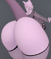 big_ass big_breasts breasts bubble_butt female ferialexonar fishnets huge_ass huge_breasts mewtwo nintendo pokemon pokemon_(species) tagme thick_thighs wide_hips