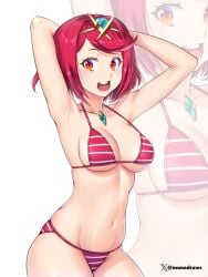 breasts female female_only mune munedraws nintendo pyra short_hair solo swimsuit tagme xenoblade_(series) xenoblade_chronicles_2