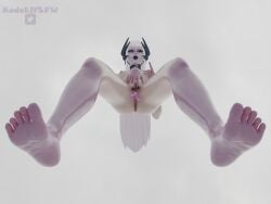 barefoot dripping_pussy fortnite fortnite:_battle_royale grabbing_own_breast kodaknsfw pincera_(fortnite) purple_body purple_eyes spreading_pussy viewed_from_below