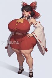 1girls ai_generated aibuta alternate_body_type alternate_breast_size alternate_costume athletic athletic_female big_ass big_breasts big_butt bimbo_lips breasts breasts_bigger_than_head child_bearing_hips curvaceous curves curvy curvy_body curvy_female curvy_figure curvy_hips female female_only gigantic_ass gigantic_breasts hi_res high_resolution highres hips hips_wider_than_shoulders hourglass_figure huge_breasts hyper hyper_breasts massive_breasts massive_thighs reimu_hakurei shiny_skin skull_crushing_thighs solo solo_female solo_focus stable_diffusion thick_ass thick_thighs thighs touhou voluptuous voluptuous_female wide_hips