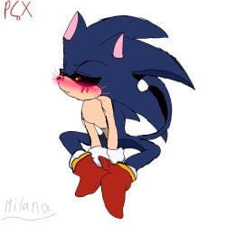 blue_hair catboy hedgehog pcx_(pillar_chase_2) pillar_chase_2 shy sonic.exe_(character)