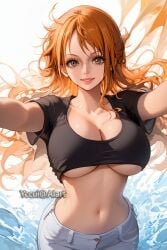 ai_generated female female_only nami_(one_piece) one_piece yccui@aiart