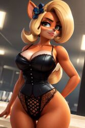 ai_generated coco_bandicoot lingerie seductive tagme