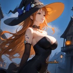 ai_generated female female_only nami_(one_piece) one_piece yccui@aiart