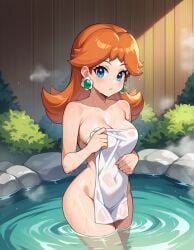 mario_(series) nintendo princess_daisy tagme towel towel_only