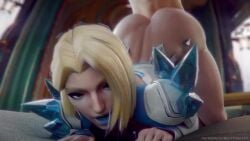 1boy 1girls 3d animated big_breasts emma_frost emma_frost_(marvel_rivals) faceless_male female fpsblyck huge_ass light-skinned_female light-skinned_male male marvel marvel_comics marvel_rivals no_sound pawg tagme video x-men