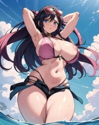 ai_generated ass ass_focus big_ass big_breasts big_butt big_thighs dijiai focus from_front_position front_view hourglass_figure looking_at_viewer nico_robin nsfw one_piece round_ass round_butt thick thick_ass thick_butt thick_legs thick_thighs thighs wide_hips