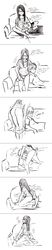 1boy 1girls artist_request ass blush comedy controller couch cunnilingus facesitting female femdom funny gamer gaming glasses hair implied_cunnilingus lap_pillow long_hair male oral panties_down pulling_down_pants pulling_panties romantic_couple