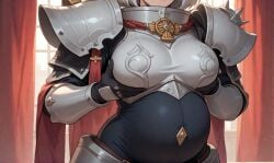 adepta_sororitas ai_generated armor ass bitch black_hair caked_up curvy dat_ass eteeming fat_ass female_only from_behind grabbing_ass pregnant short_hair sister_of_battle spreading_ass thick_ass warhammer_(franchise) warhammer_40k